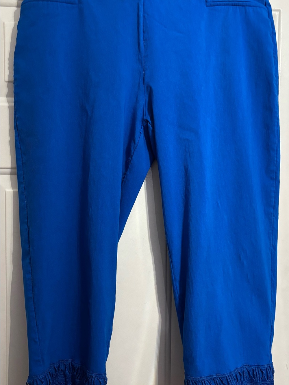 Zac & Rachel Vibrant Cobalt Blue Pull-on Stretchy Chinos